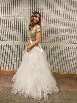 Sherri Hill White Size 0 Pageant Ball gown on Queenly
