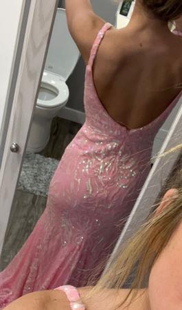 Ashley Lauren Pink Size 4 Prom Floor Length Mermaid Dress on Queenly