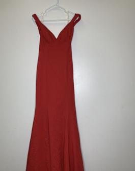 Red Size 10 Mermaid Dress on Queenly