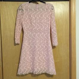 Les Copains Pink Size 0 Military A-line Dress on Queenly