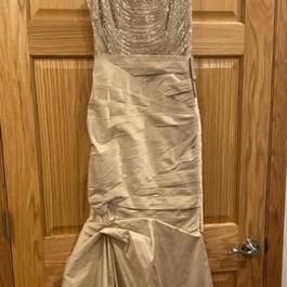 Monique Lhuillier Pink Size 2 $300 Military Mermaid Dress on Queenly