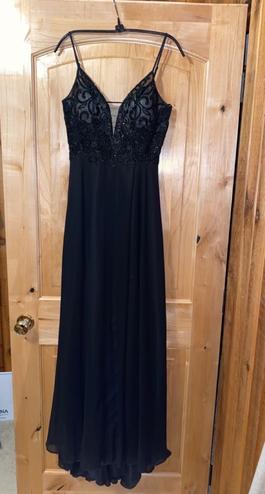 Amelia Couture Black Size 4 A-line Dress on Queenly