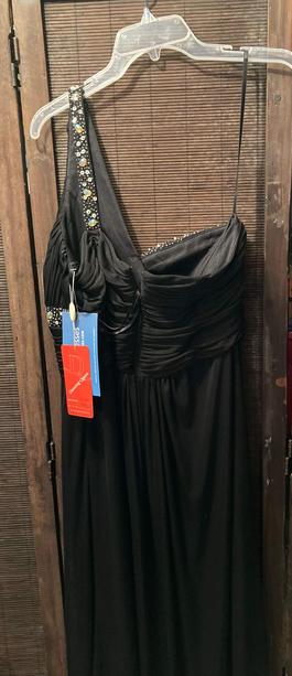 Dancing queen Black Tie Size 12 Floor Length Straight Dress on Queenly