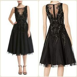 Aidan Mattox Black Size 0 Polyester $300 Free Shipping Cocktail Dress on Queenly
