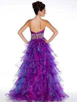 Style 61400H Mac Duggal Purple Size 6 Lavender Tall Height Ball gown on Queenly