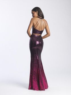 Style 20-362 Madison James Hot Pink Size 0 Black Tie Floor Length Mermaid Dress on Queenly