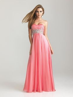 Style 6720 Madison James Pink Size 4 Floor Length Wedding Guest Straight Dress on Queenly