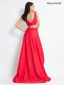Style MP1006 Malia Rose Red Size 4 Pageant Side slit Dress on Queenly