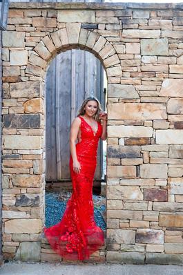 Jovani Red Size 4 A-line Dress on Queenly