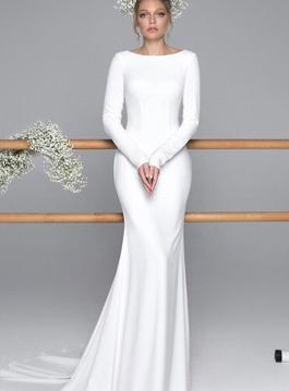 Eva Lendel Caprice White Size 2 50 Off Floor Length Mermaid Dress on Queenly