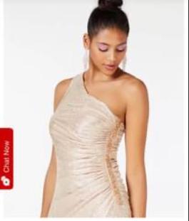 Calvin Klein Gold Size 10 50 Off Side slit Dress on Queenly