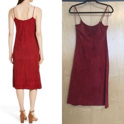 Theory Red Size 6 Spaghetti Strap Straight Dress on Queenly