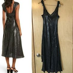 Diane Von Furstenberg Multicolor Size 12 $300 Shiny Free Shipping Cocktail Dress on Queenly
