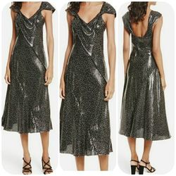 Diane Von Furstenberg Multicolor Size 12 $300 Shiny Free Shipping Cocktail Dress on Queenly