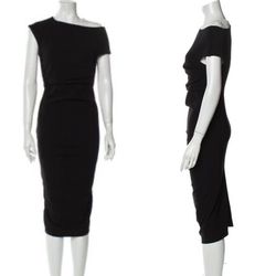 Sportmax Black Size 12 $300 Straight Free Shipping Cocktail Dress on Queenly