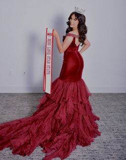 Sherri Hill Red Size 6 50 Off Floor Length Mermaid Dress on Queenly