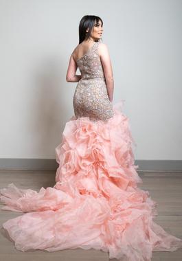 Sherri Hill Pink Size 6 Black Tie Floor Length Mermaid Dress on Queenly