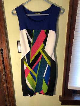 Multicolor Size 2 Cocktail Dress on Queenly