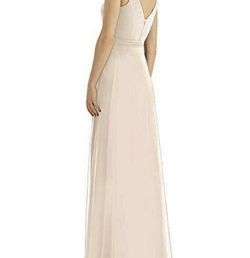Dessy Group After Six White Size 12 Floor Length Tall Height Plus Size 70 Off Straight Dress on Queenly
