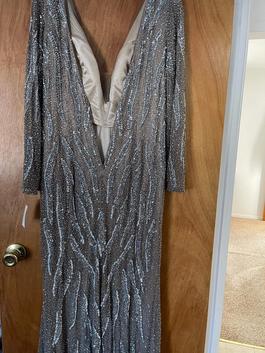 David's Bridal Silver Size 16 $300 Straight Dress on Queenly