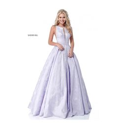 Sherri Hill Purple Size 20 $300 Floor Length Plus Size Belt Ball gown on Queenly