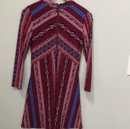 Yes Multicolor Size 2 Long Sleeve Midi $300 Sleeves Cocktail Dress on Queenly