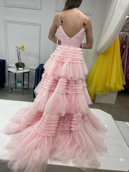 Sherri Hill Pink Size 0 Tulle Pageant Ball gown on Queenly