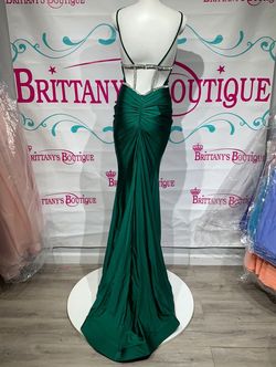 Jessica Angel Green Size 0 Emerald Vienna Cut Out Prom Mermaid Dress on Queenly