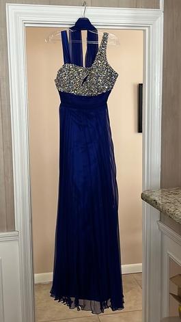 Tony Bowls Blue Size 8 $300 Pageant Straight Dress on Queenly