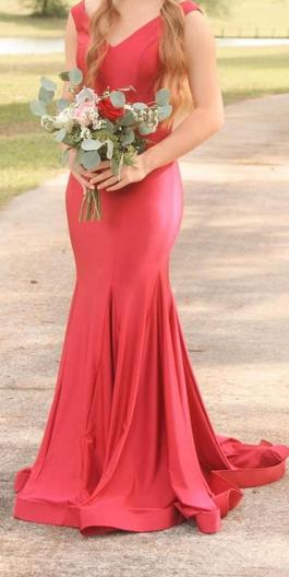 Sherri Hill Red Size 8 Prom Mermaid Dress on Queenly