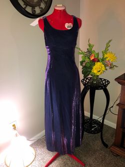 Jump Street Navy Blue Size 4 $300 Floor Length Straight Dress on Queenly