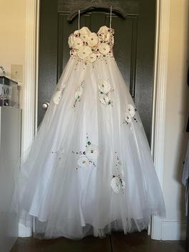 Terani Couture Multicolor Size 6 $300 Bridgerton Ball gown on Queenly