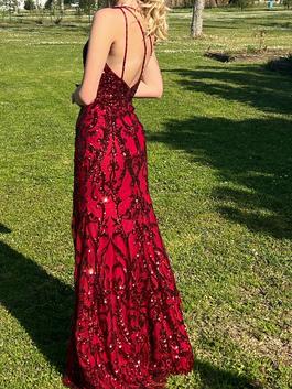 Sherri Hill Red Size 2 Euphoria One Shoulder Side slit Dress on Queenly