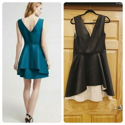Halston Heritage Black Size 10 Homecoming $300 Cocktail Dress on Queenly