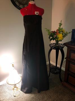 Ann Taylor Gold Size 8 Wedding Guest Black Tie Military Strapless Mermaid Dress on Queenly