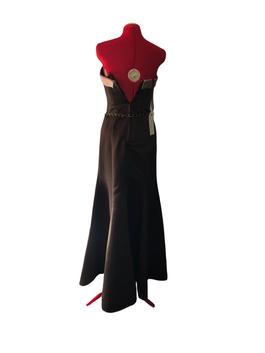 MoriLee Gold Size 2 $300 Black Tie Mermaid Dress on Queenly