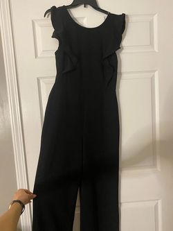 Lulus Black Size 6 Sorority Formal Jumpsuit Dress on Queenly