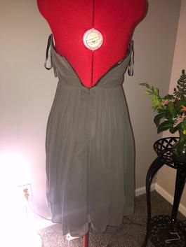 Jenny Yoo Silver Size 2 Midi $300 Strapless Cocktail Dress on Queenly