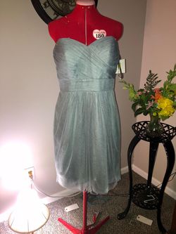 Jenny Yoo Silver Size 14 Midi $300 Cocktail Dress on Queenly