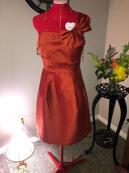 Adrienne Papell Red Size 8 Midi Cocktail Dress on Queenly