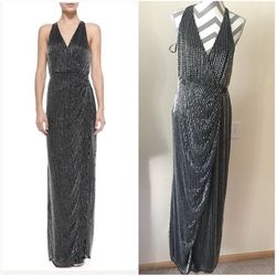 Parker Black Size 2 Polyester $300 Halter Cocktail Dress on Queenly