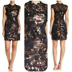 Trina Turk Multicolor Size 2 50 Off Sheer Euphoria Cocktail Dress on Queenly