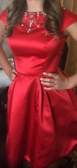 Sherri Hill Red Size 2 Cocktail Dress on Queenly