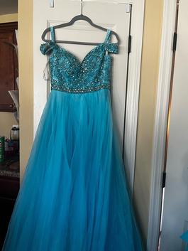 Sherri Hill Blue Size 2 Pageant $300 A-line Dress on Queenly