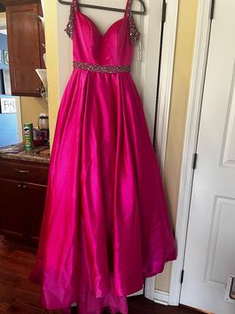 Sherri Hill Pink Size 4 Short Height A-line Dress on Queenly