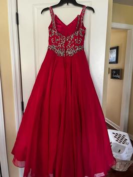 Mac Duggal Hot Pink Size 0 Floor Length Ball gown on Queenly