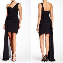 Issue New York Black Size 8 $300 Padded Free Shipping Cocktail Dress on Queenly