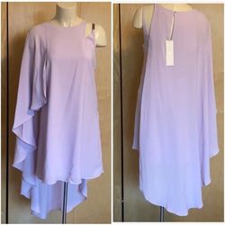 Halston Heritage Purple Size 4 $300 Cocktail Dress on Queenly