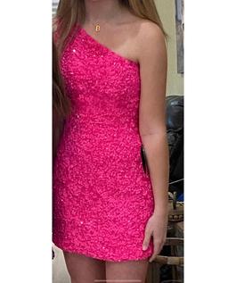 Sherri Hill Pink Size 00 Midi $300 Cocktail Dress on Queenly
