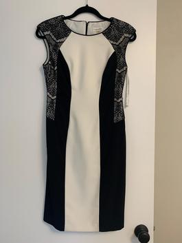 Calvin Klein Black Size 2 Midi $300 Straight Dress on Queenly